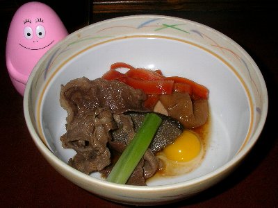 【煮物】牛肉と旬野菜のすき焼き風